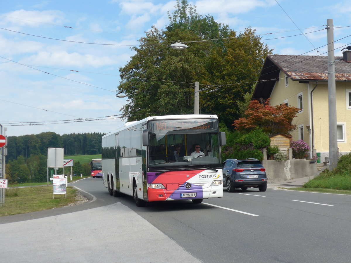 (197'167) - PostBus - BD 13'898 - Mercedes am 13. September 2018 in Mayrwies, Daxluegstrasse
