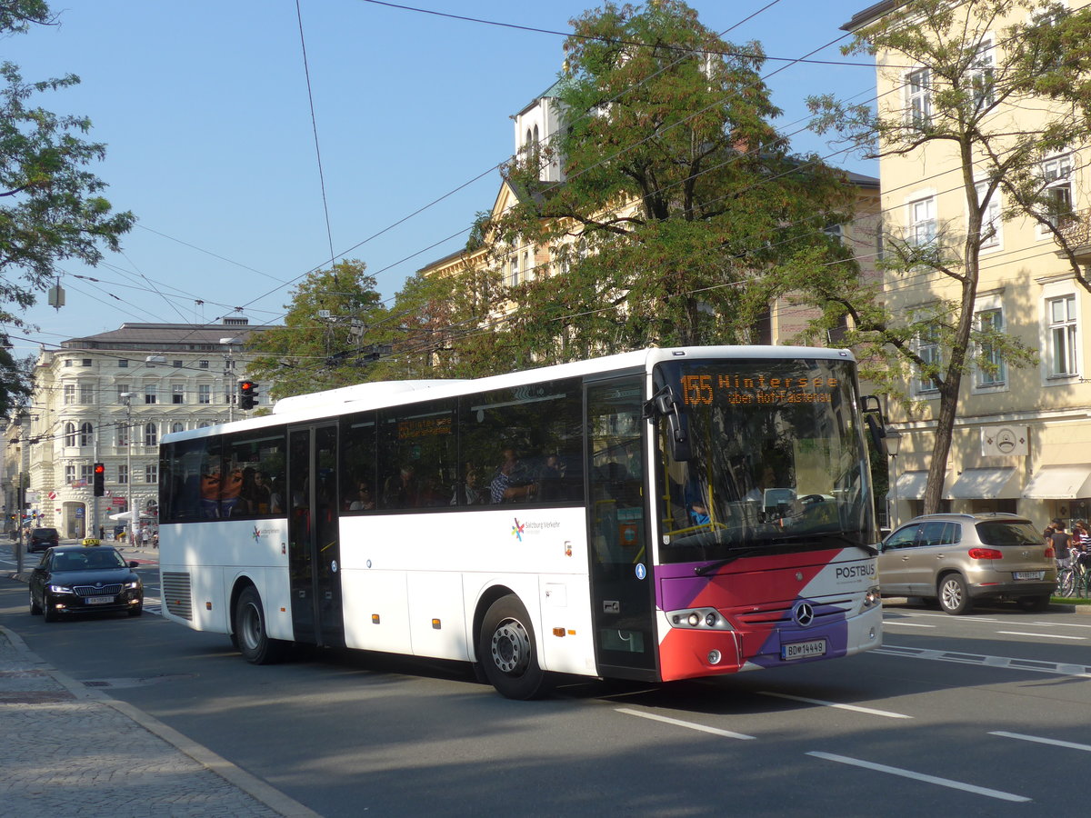 (197'296) - PostBus - BD 14'449 - Mercedes am 13. September 2018 in Salzburg, Mirabellplatz
