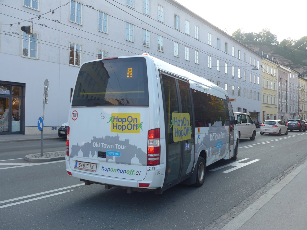 (197'349) - Albus, Salzburg - Nr. L0113/S 615 TK - Mercedes am 13. September 2018 in Salzburg, Hanuschplatz
