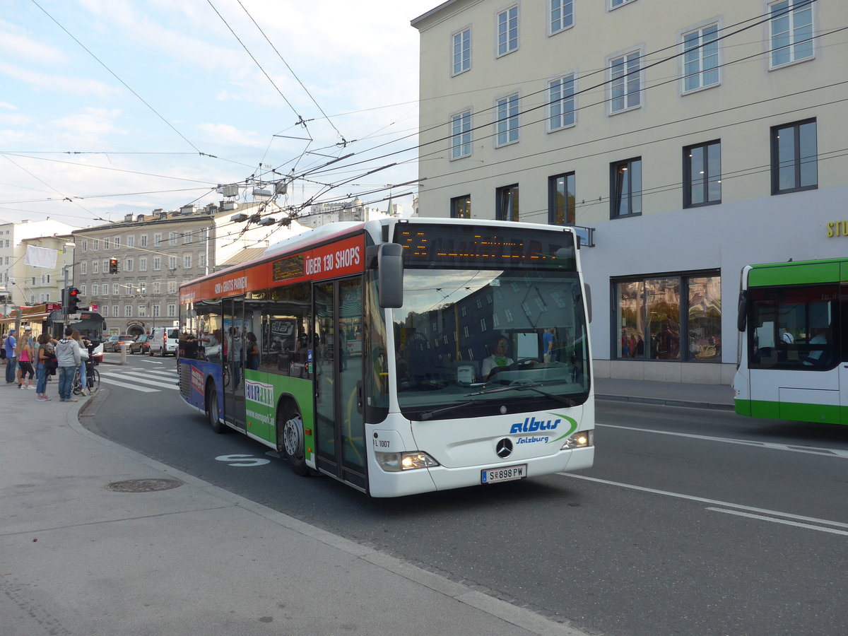 (197'360) - Albus, Salzburg - Nr. L1007/S 898 PW - Mercedes am 13. September 2018 in Salzburg, Hanuschplatz