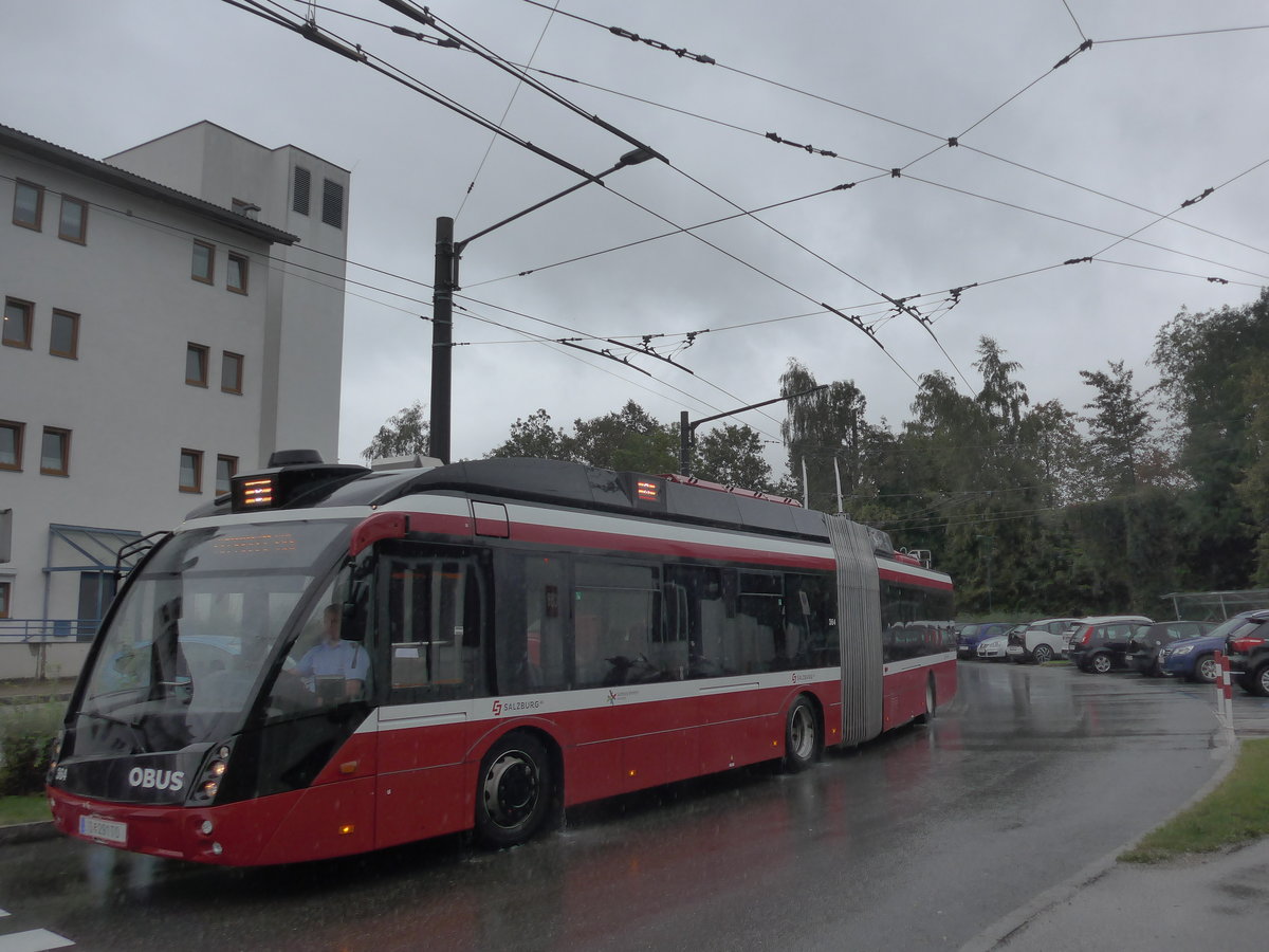 (197'411) - OBUS Salzburg - Nr. 364/S 291 TO - Solaris Gelenktrolleybus am 14. September 2018 beim Bahnhof Salzburg Sd