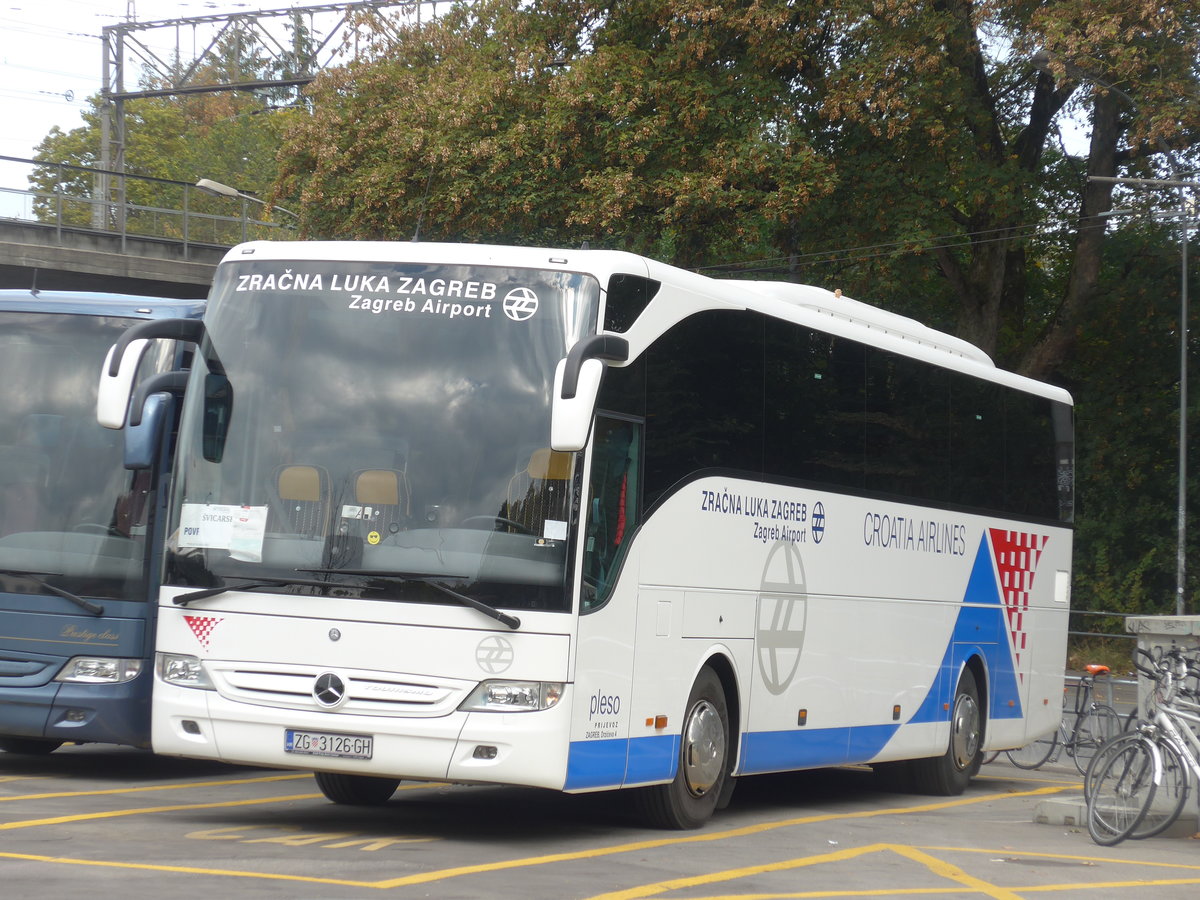 (198'108) - Aus Kroatien: Pleso, Zagreb - ZG 3126-GH - Mercedes am 7. Oktober 2018 in Bern, Schtzenmatte
