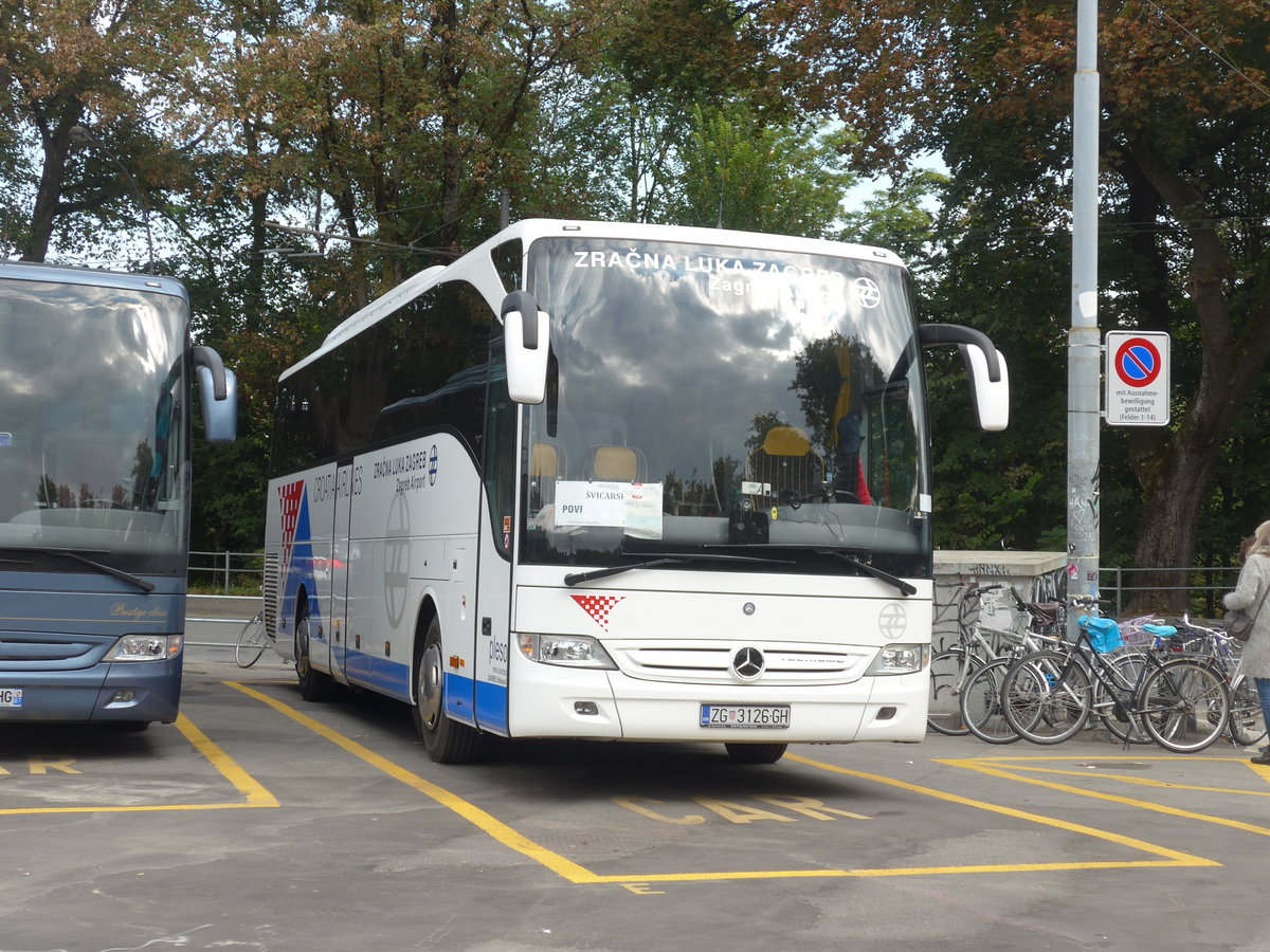 (198'109) - Aus Kroatien: Pleso, Zagreb - ZG 3126-GH - Mercedes am 7. Oktober 2018 in Bern, Schtzenmatte