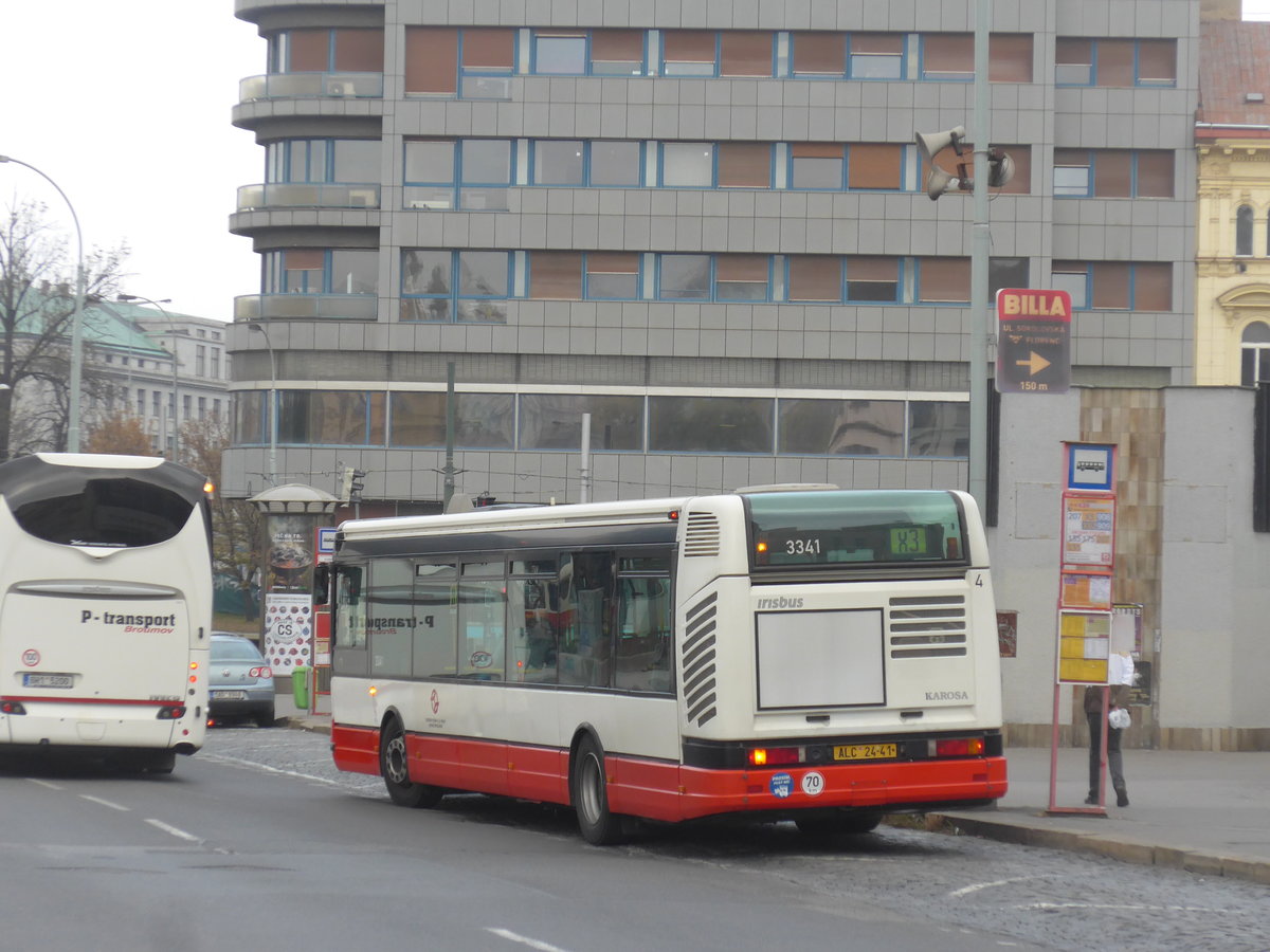 (198'586) - DPP Praha - Nr. 3341/ALC 24-41 - Renault-Karosa am 19. Oktober 2018 in Praha, Florenc