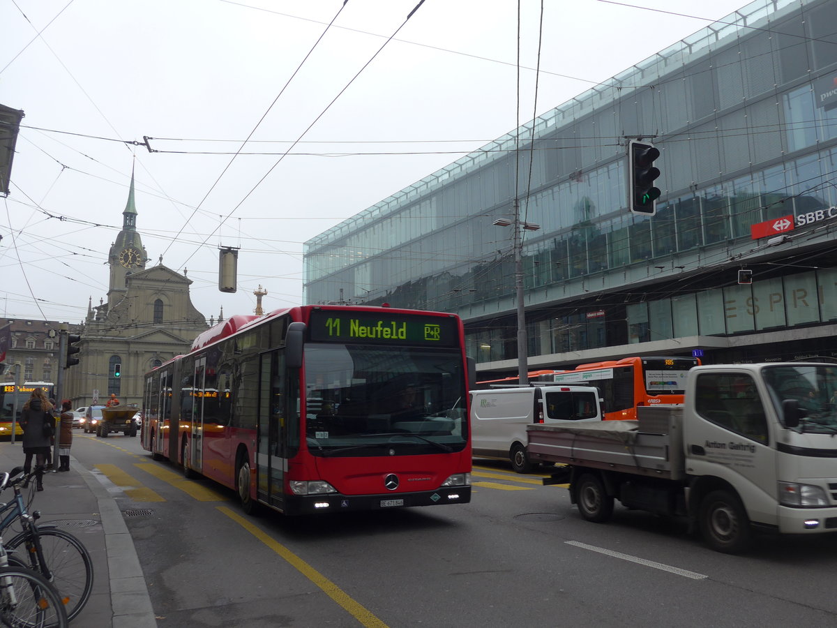 (199'082) - Bernmobil, Bern - Nr. 846/BE 671'846 - Mercedes am 29. Oktober 2018 beim Bahnhof Bern