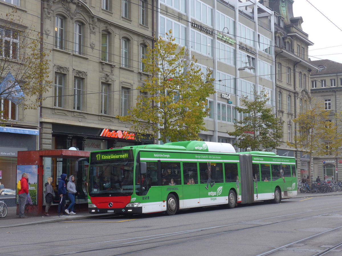 (199'097) - Bernmobil, Bern - Nr. 856/BE 671'856 - Mercedes am 29. Oktober 2018 beim Bahnhof Bern