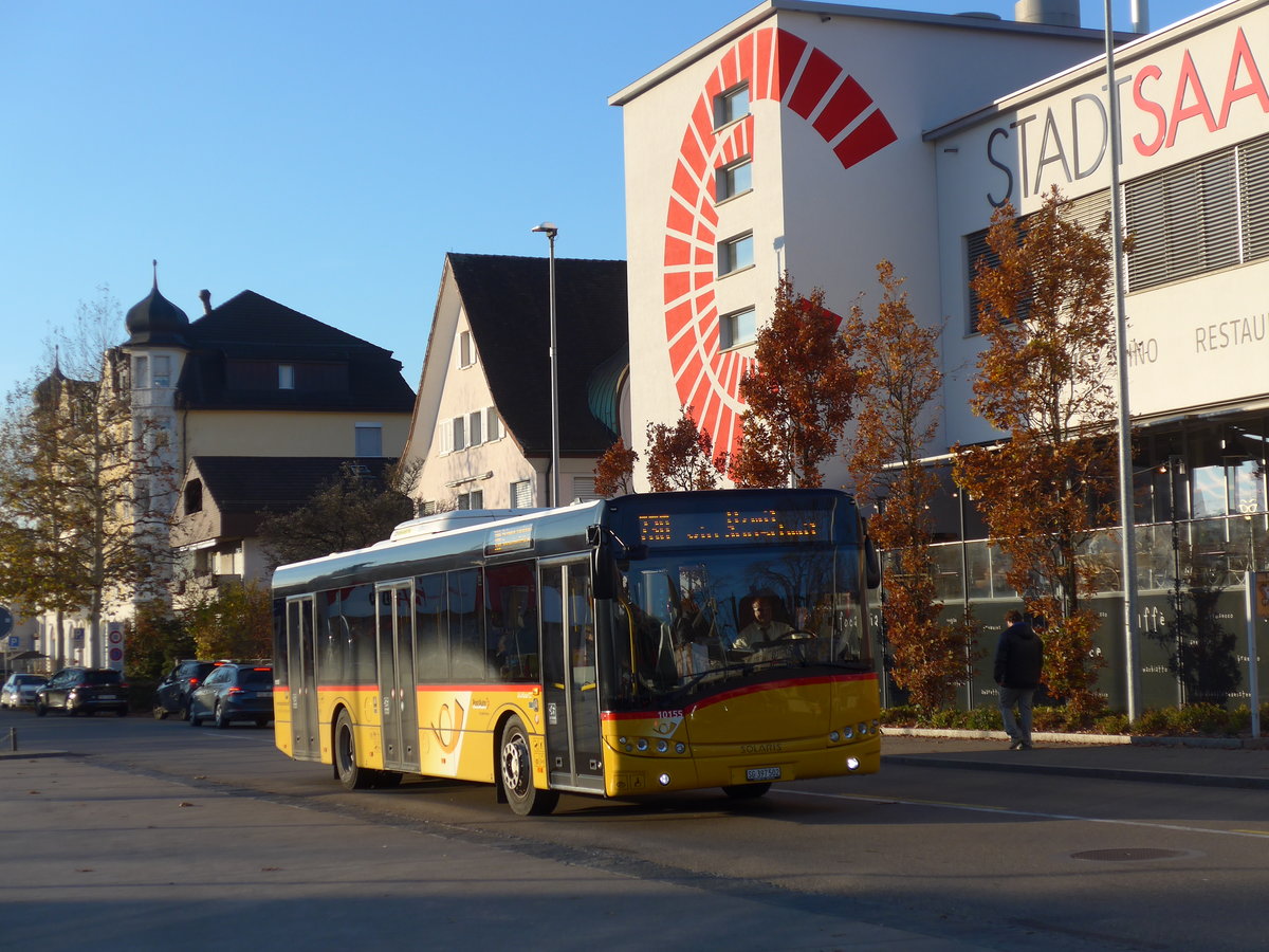 (199'551) - Schmidt, Oberbren - SG 397'502 - Solaris am 24. November 2018 beim Bahnhof Wil
