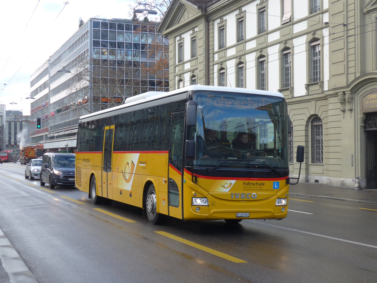 (199'904) - PostAuto Bern - BE 609'082 - Iveco am 10. Dezember 2018 beim Bahnhof Bern