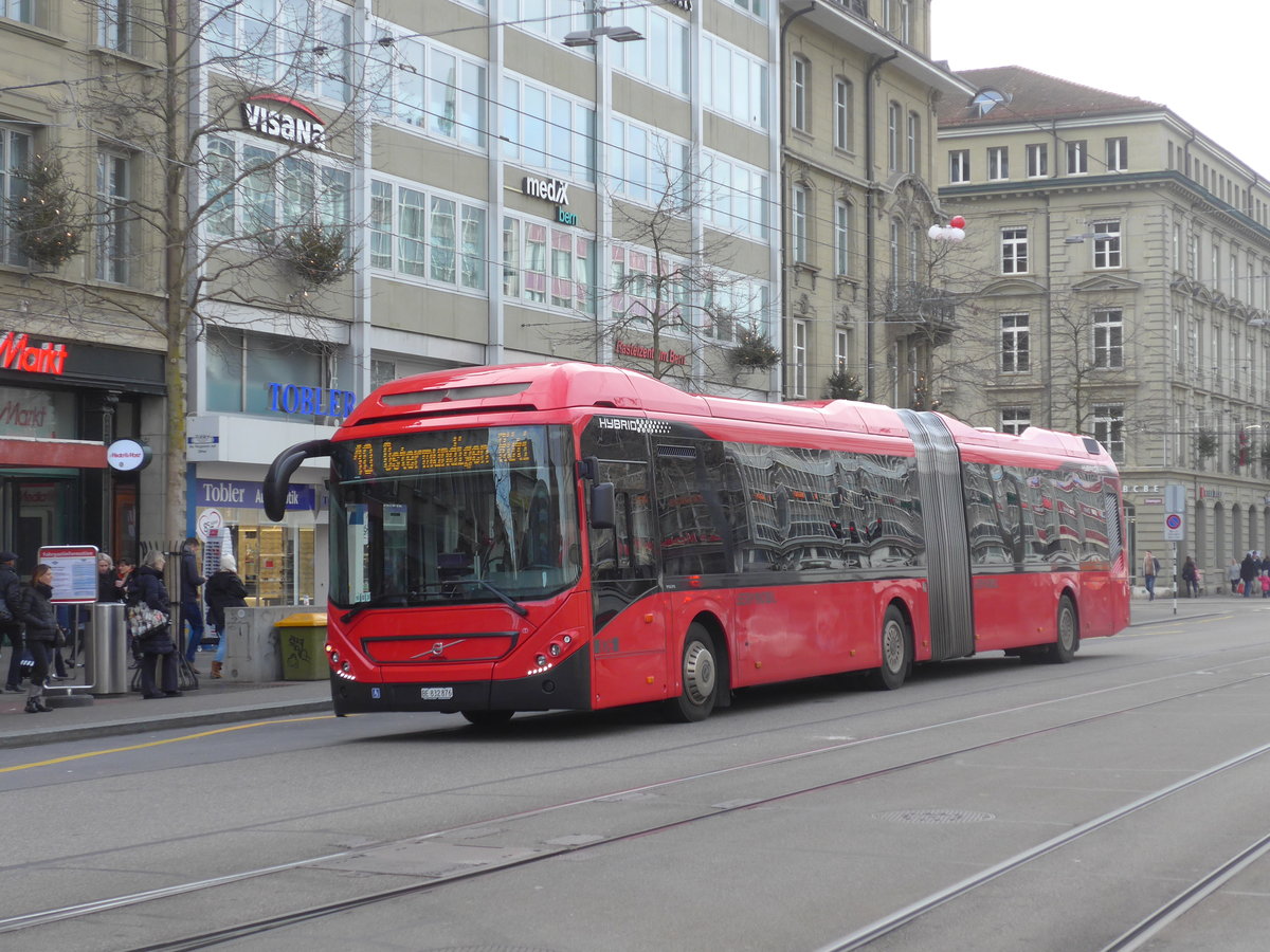 (200'440) - Bernmobil, Bern - Nr. 876/BE 832'876 - Volvo am 31. Dezember 2018 beim Bahnhof Bern