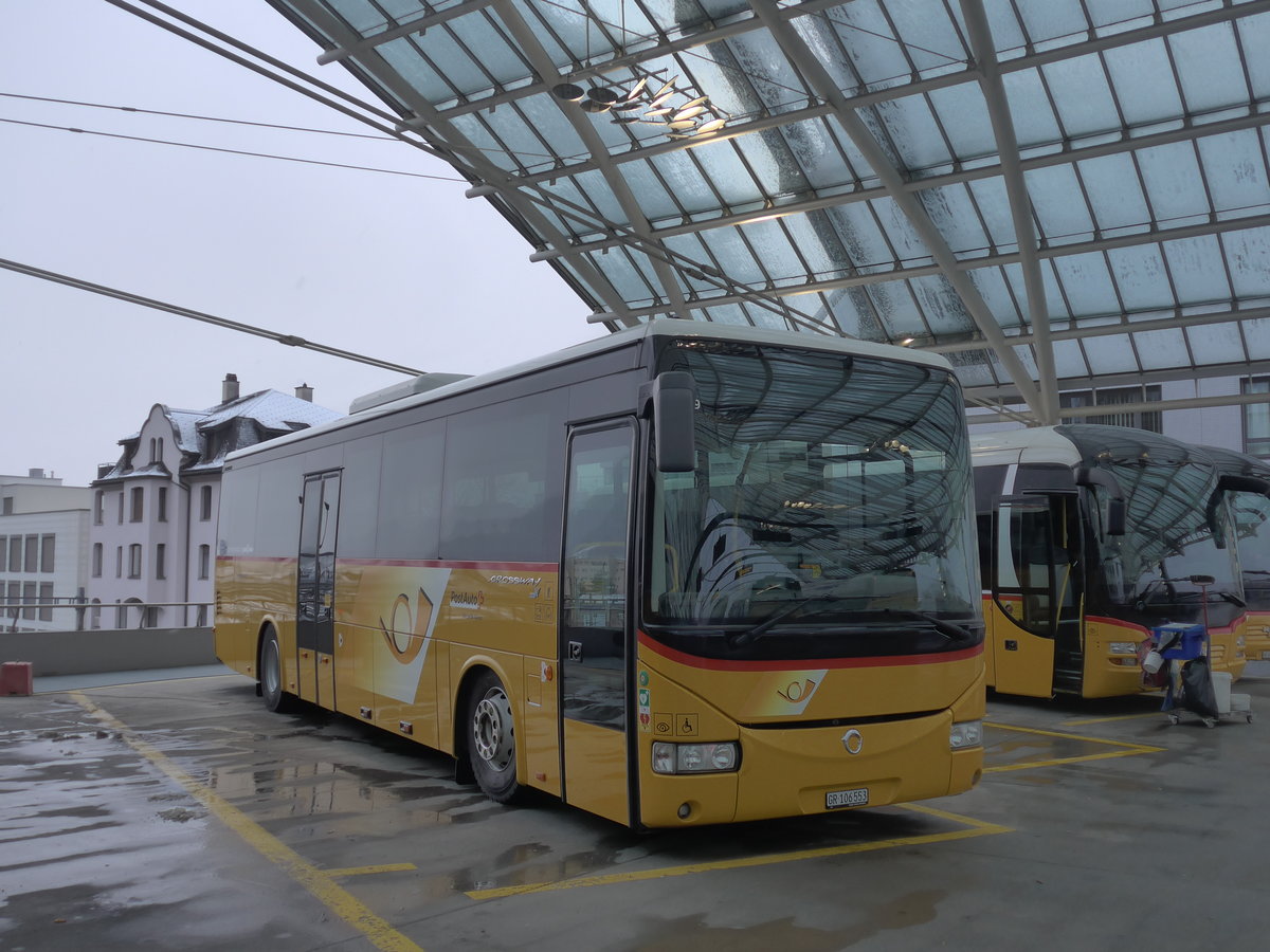(200'549) - PostAuto Graubnden - GR 106'553 - Irisbus am 2. Januar 2019 in Chur, Postautostation
