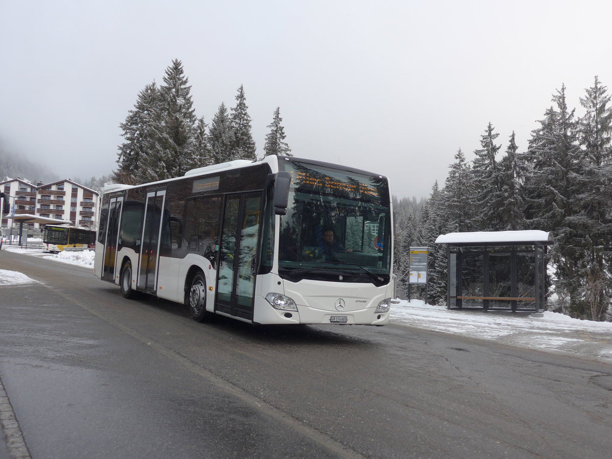 (200'565) - Stuppan, Flims - GR 174'665 - Mercedes am 2. Januar 2019 in Laax, Bergbahnen