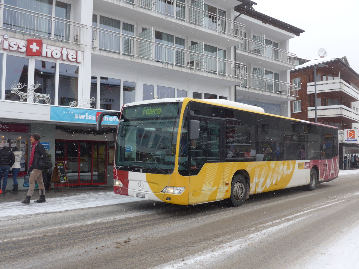 (200'588) - Stuppan, Flims - GR 161'660 - Mercedes am 2. Januar 2019 in Flims, Bergbahnen