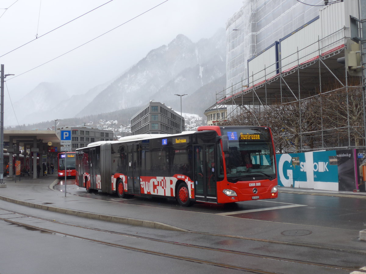 (200'622) - SBC Chur - Nr. 59/GR 155'859 - Mercedes am 2. Januar 2019 beim Bahnhof Chur