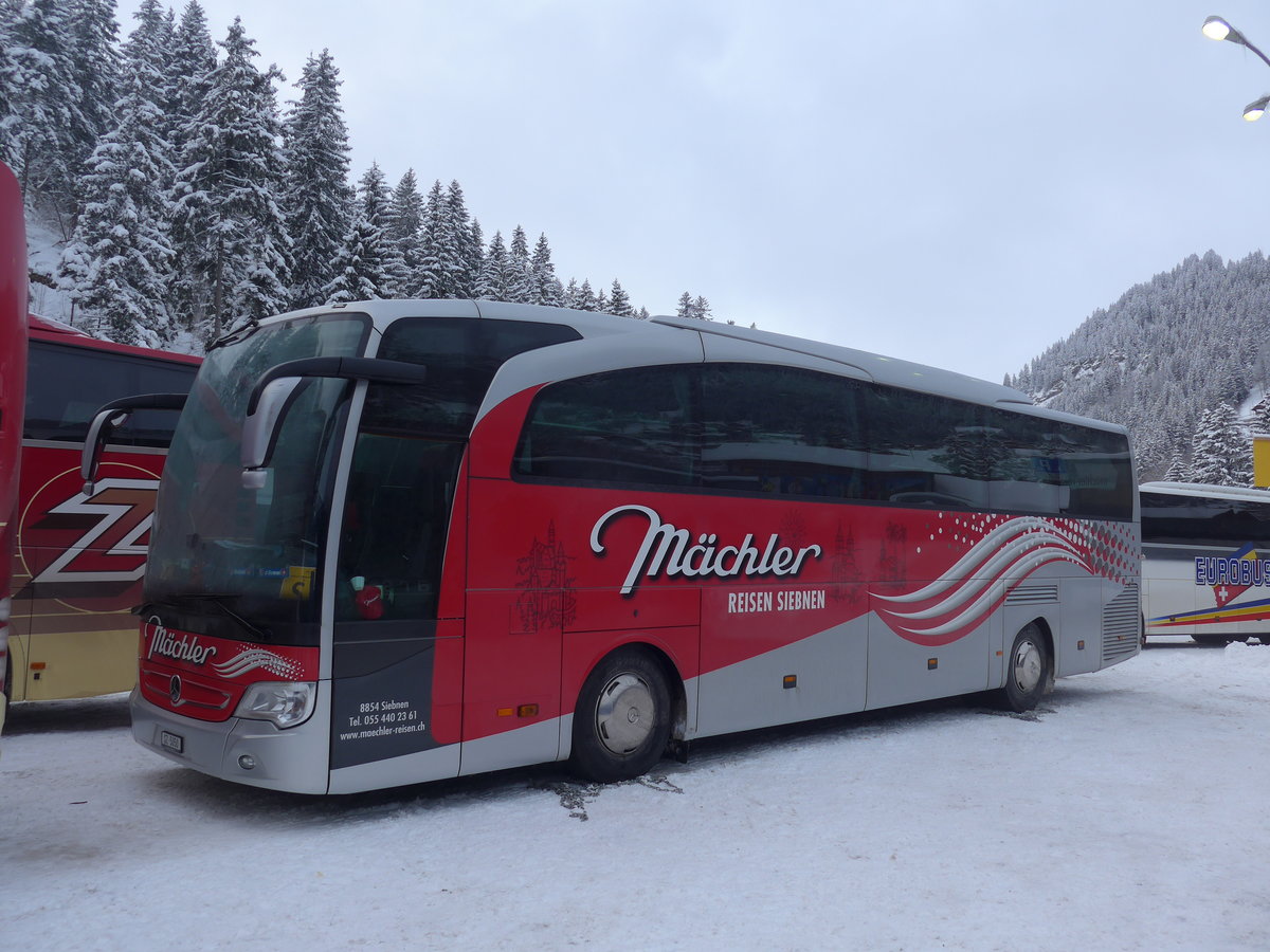 (200'732) - Mchler, Siebnen - SZ 5050 - Mercedes am 12. Januar 2019 in Adelboden, ASB