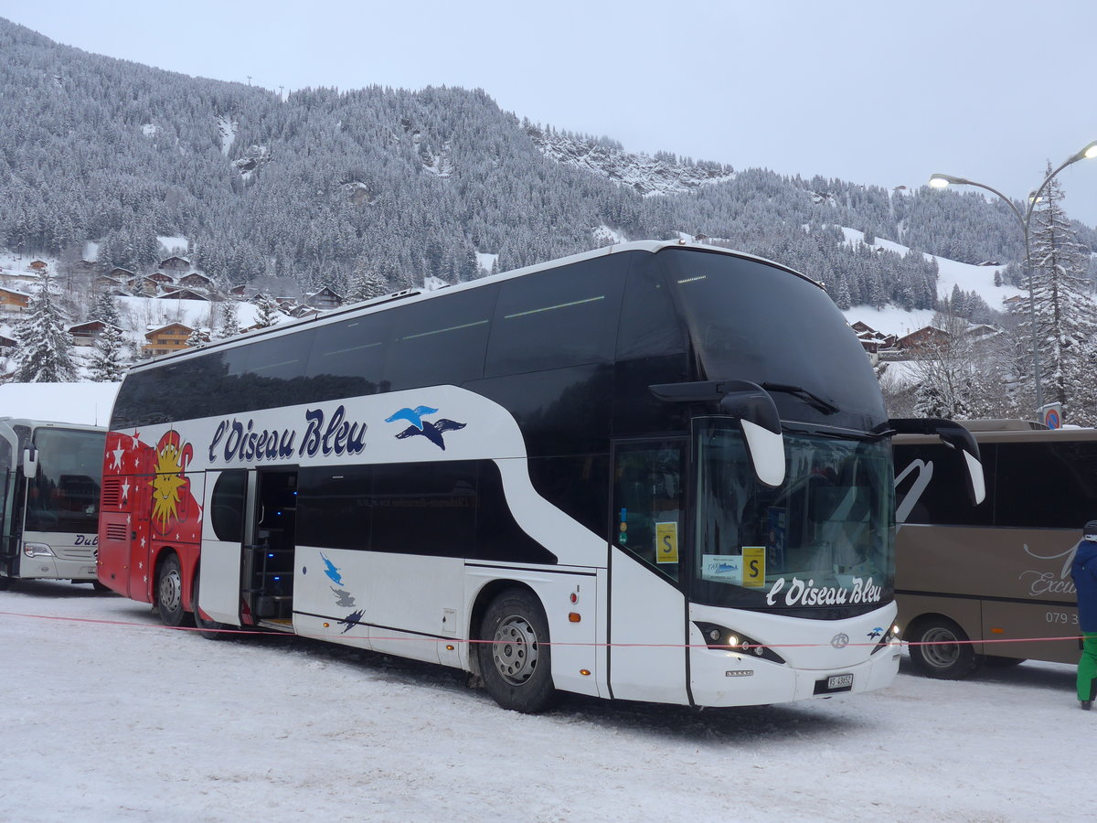 (200'741) - L'Oiseau Bleu, Sierre - VS 43'652 - MAN/Beulas am 12. Januar 2019 in Adelboden, ASB