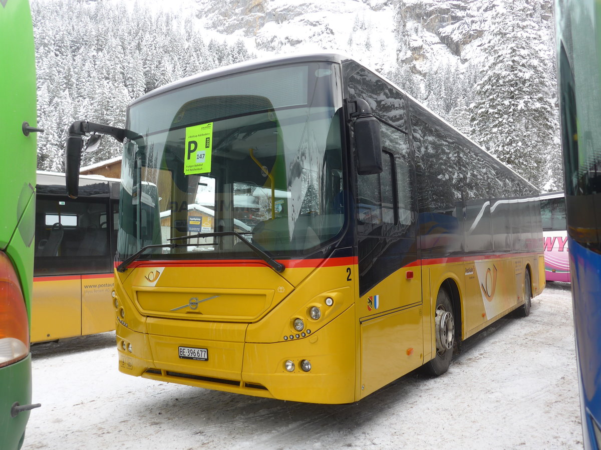 (200'897) - ASK Schangnau - Nr. 2/BE 396'677 - Volvo am 12. Januar 2019 in Adelboden, Unter dem Birg