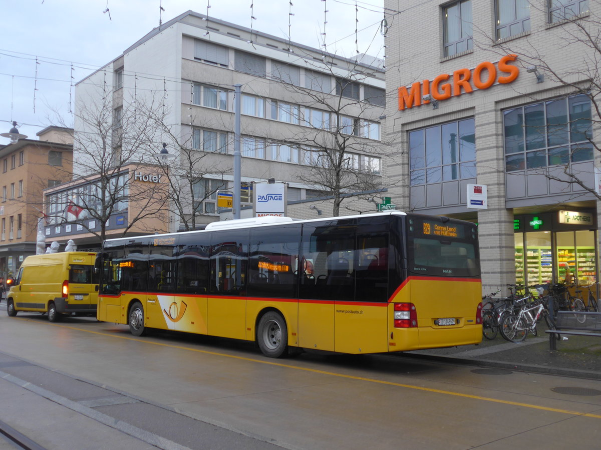 (201'205) - PostAuto Ostschweiz - TG 114'965 - MAN am 17. Januar 2019 beim Bahnhof Frauenfeld
