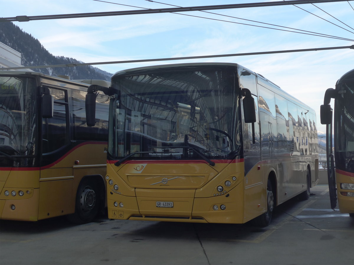 (201'219) - Reptrans, Salouf - GR 43'393 - Volvo am 19. Januar 2019 in Chur, Postautostation