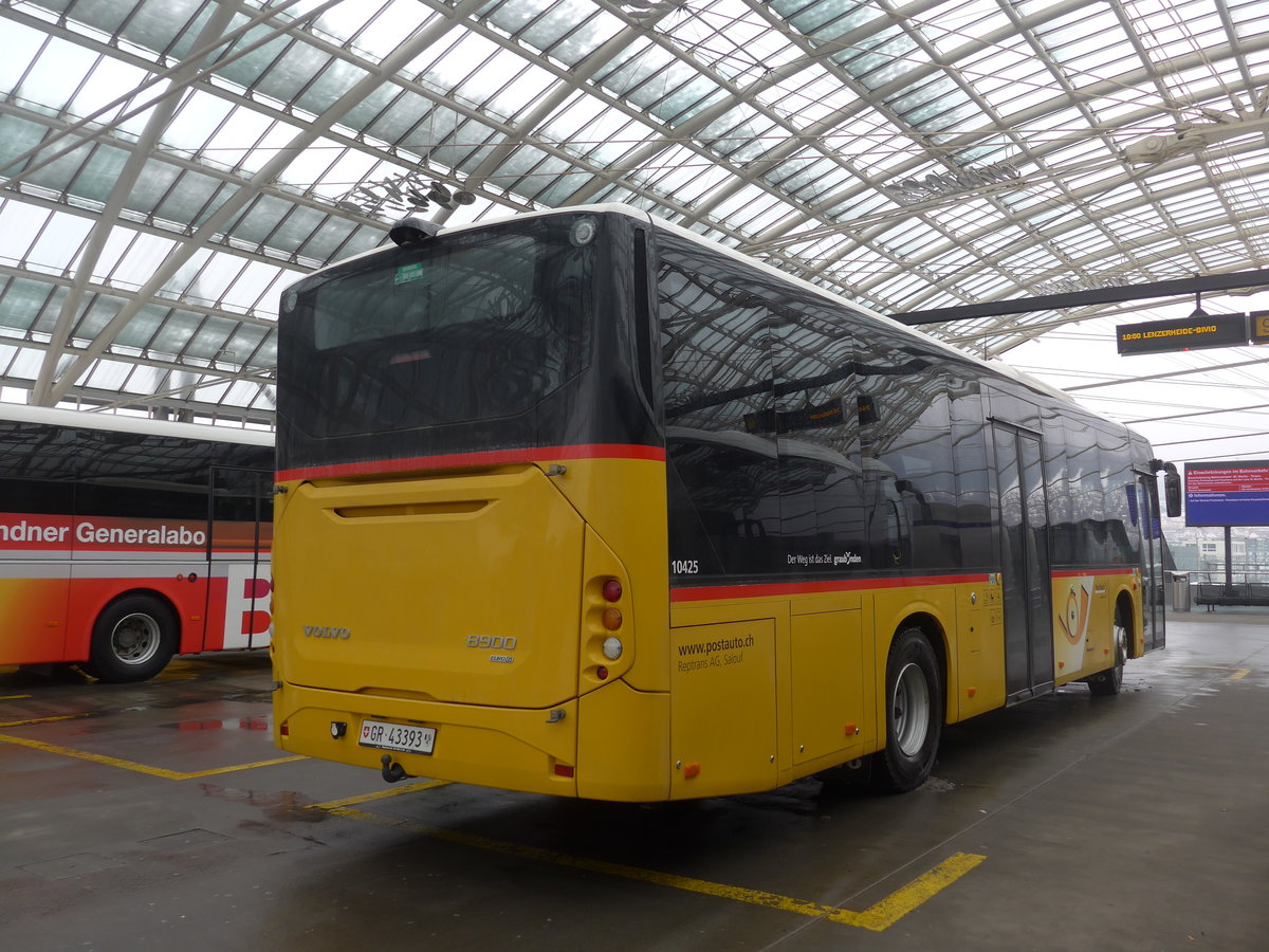 (201'407) - Reptrans, Salouf - GR 43'393 - Volvo am 2. Februar 2019 in Chur, Postautostation