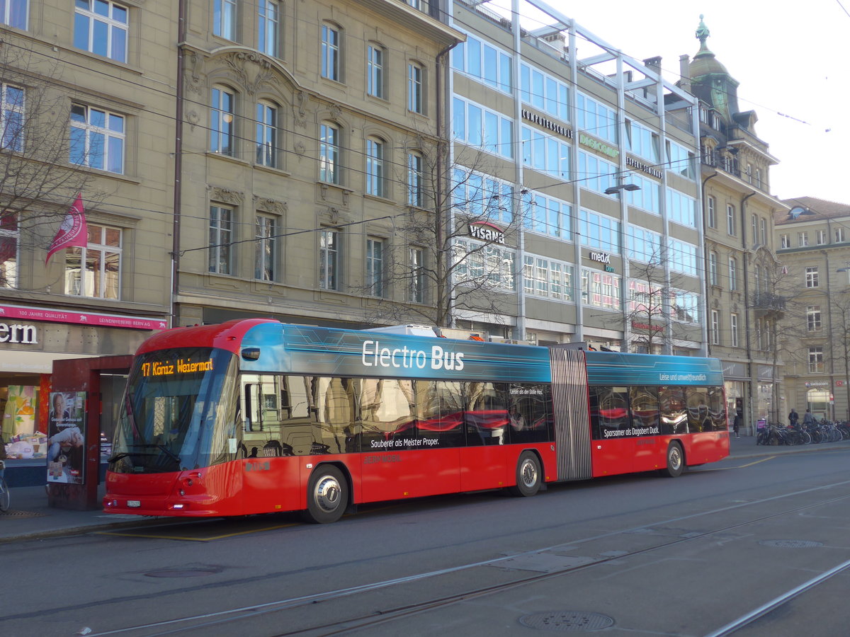 (201'723) - Bernmobil, Bern - Nr. 205/BE 724'205 - Hess/Hess am 18. Februar 2019 beim Bahnhof Bern