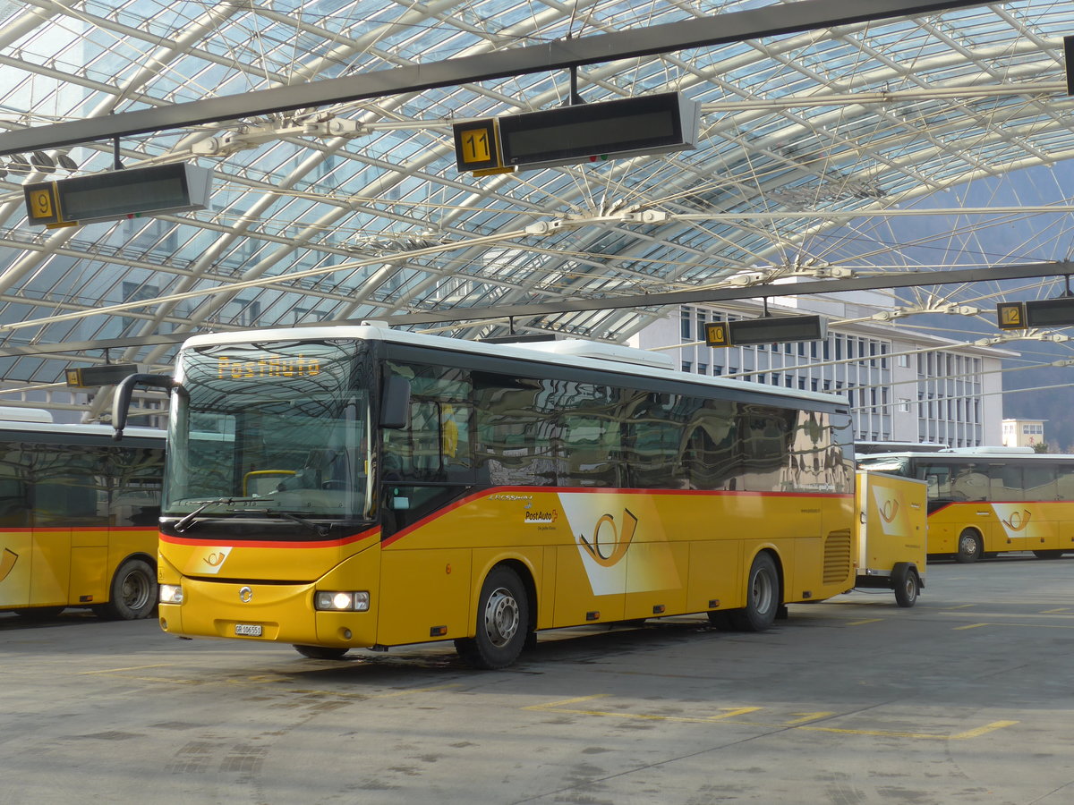 (201'817) - PostAuto Graubnden - GR 106'551 - Irisbus am 2. Mrz 2019 in Chur, Postautostation