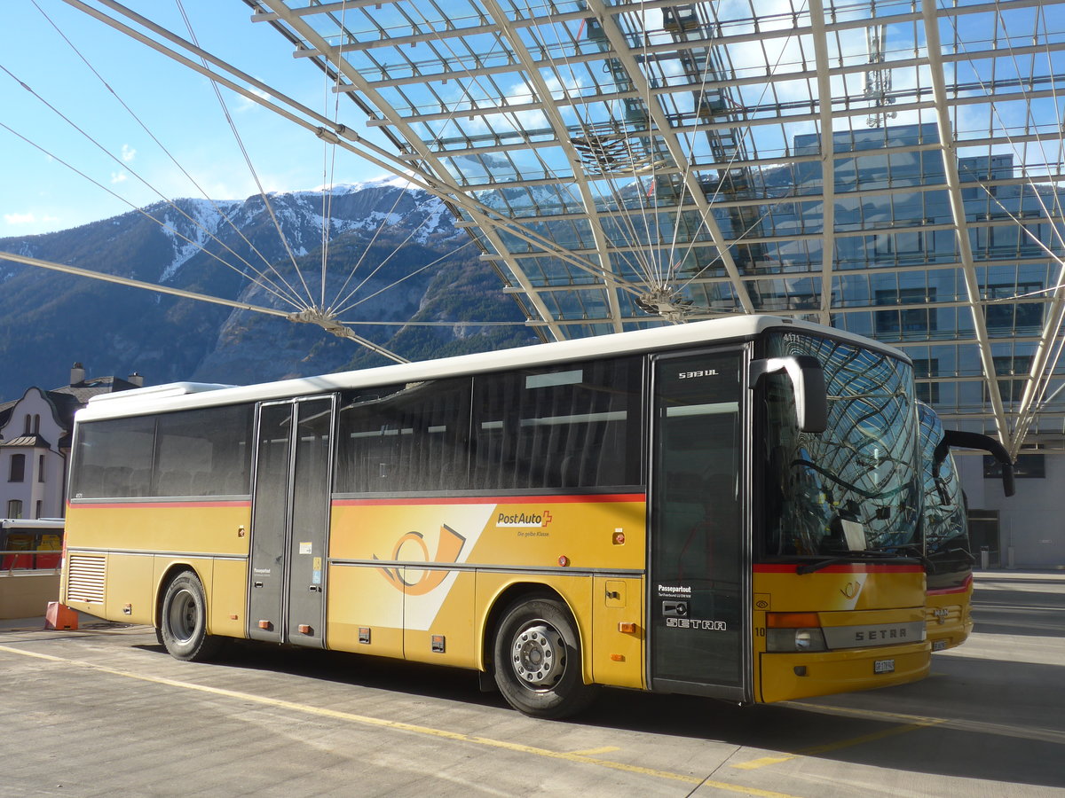 (202'137) - PostAuto Graubnden (Thepra 10) - GR 178'949 - Setra am 10. Mrz 2019 in Chur, Postautostation