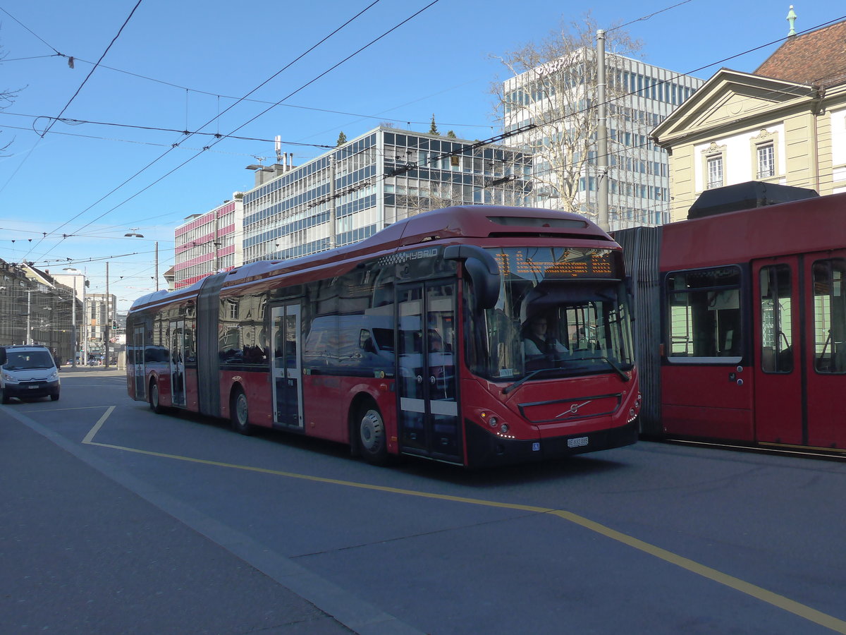 (202'320) - Bernmobil, Bern - Nr. 885/BE 832'885 - Volvo am 12. Mrz 2019 beim Bahnhof Bern
