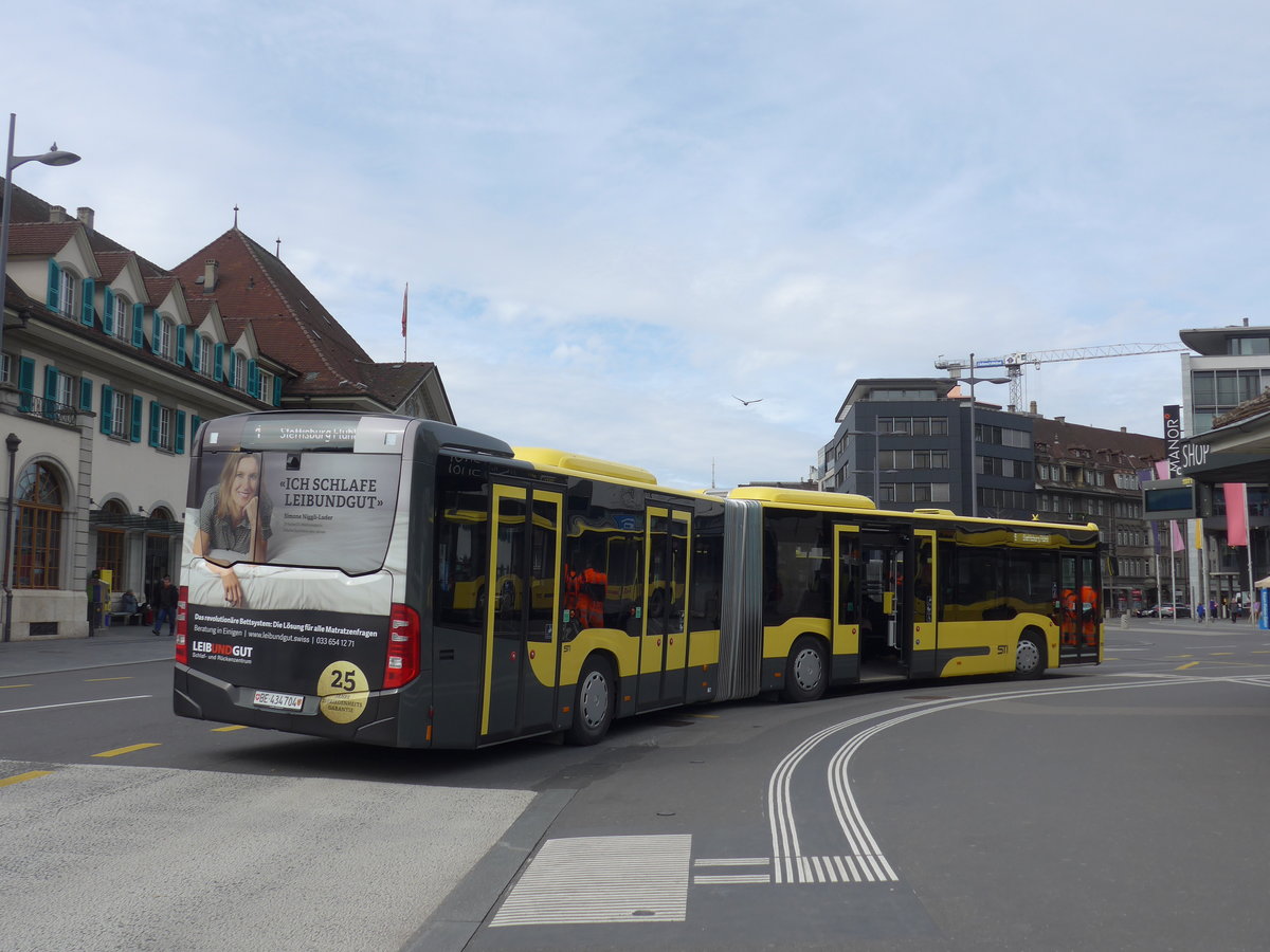 (202'370) - STI Thun - Nr. 704/BE 434'704 - Mercedes am 12. Mrz 2019 beim Bahnhof Thun