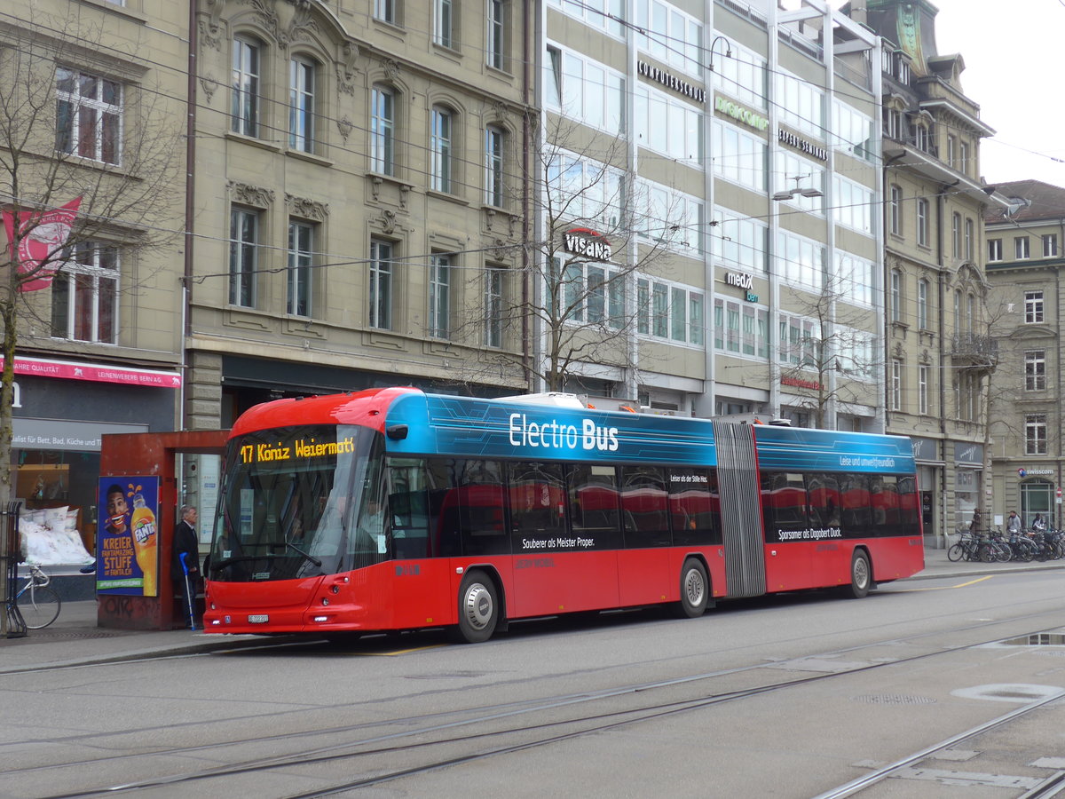 (202'492) - Bernmobil, Bern - Nr. 201/BE 722'201 - Hess/Hess am 18. Mrz 2019 beim Bahnhof Bern