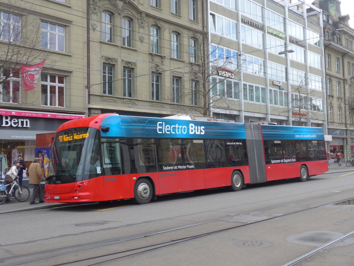 (202'493) - Bernmobil, Bern - Nr. 201/BE 722'201 - Hess/Hess am 18. Mrz 2019 beim Bahnhof Bern