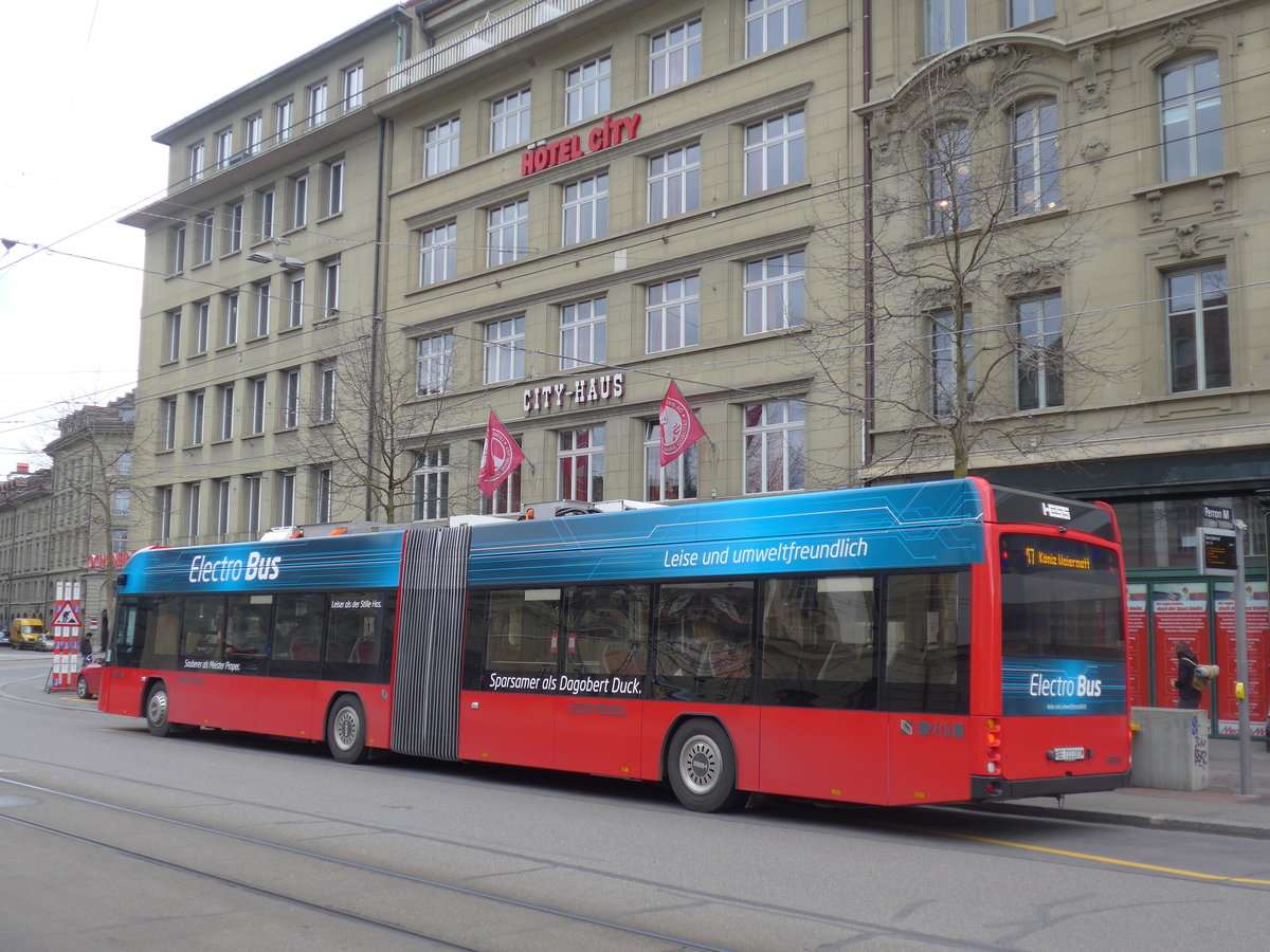(202'494) - Bernmobil, Bern - Nr. 201/BE 722'201 - Hess/Hess am 18. Mrz 2019 beim Bahnhof Bern