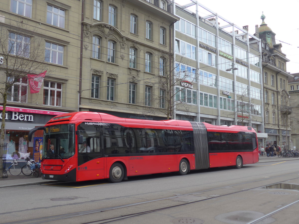 (202'495) - Bernmobil, Bern - Nr. 885/BE 832'885 - Volvo am 18. Mrz 2019 beim Bahnhof Bern