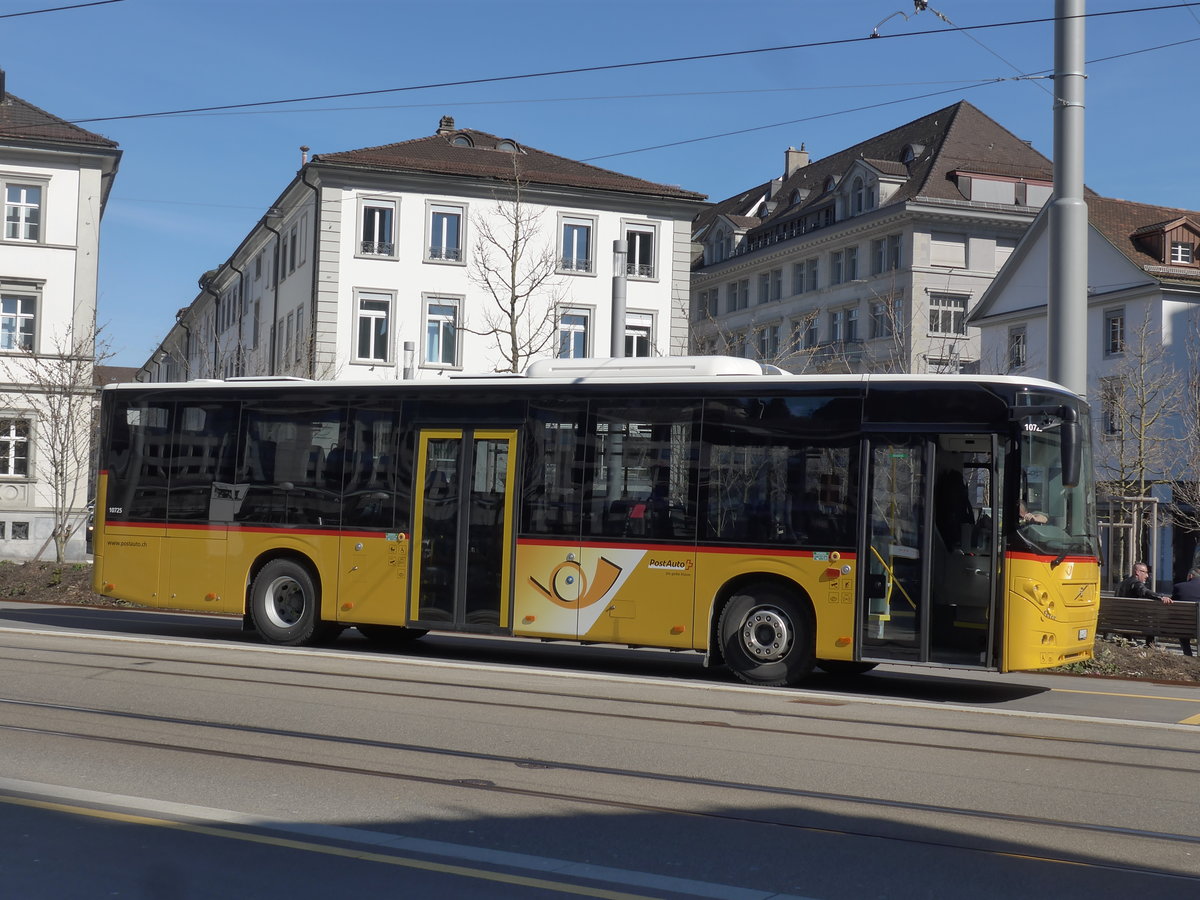 (202'728) - PostAuto Ostschweiz - SG 443'907 - Volvo am 21. Mrz 2019 beim Bahnhof St. Gallen
