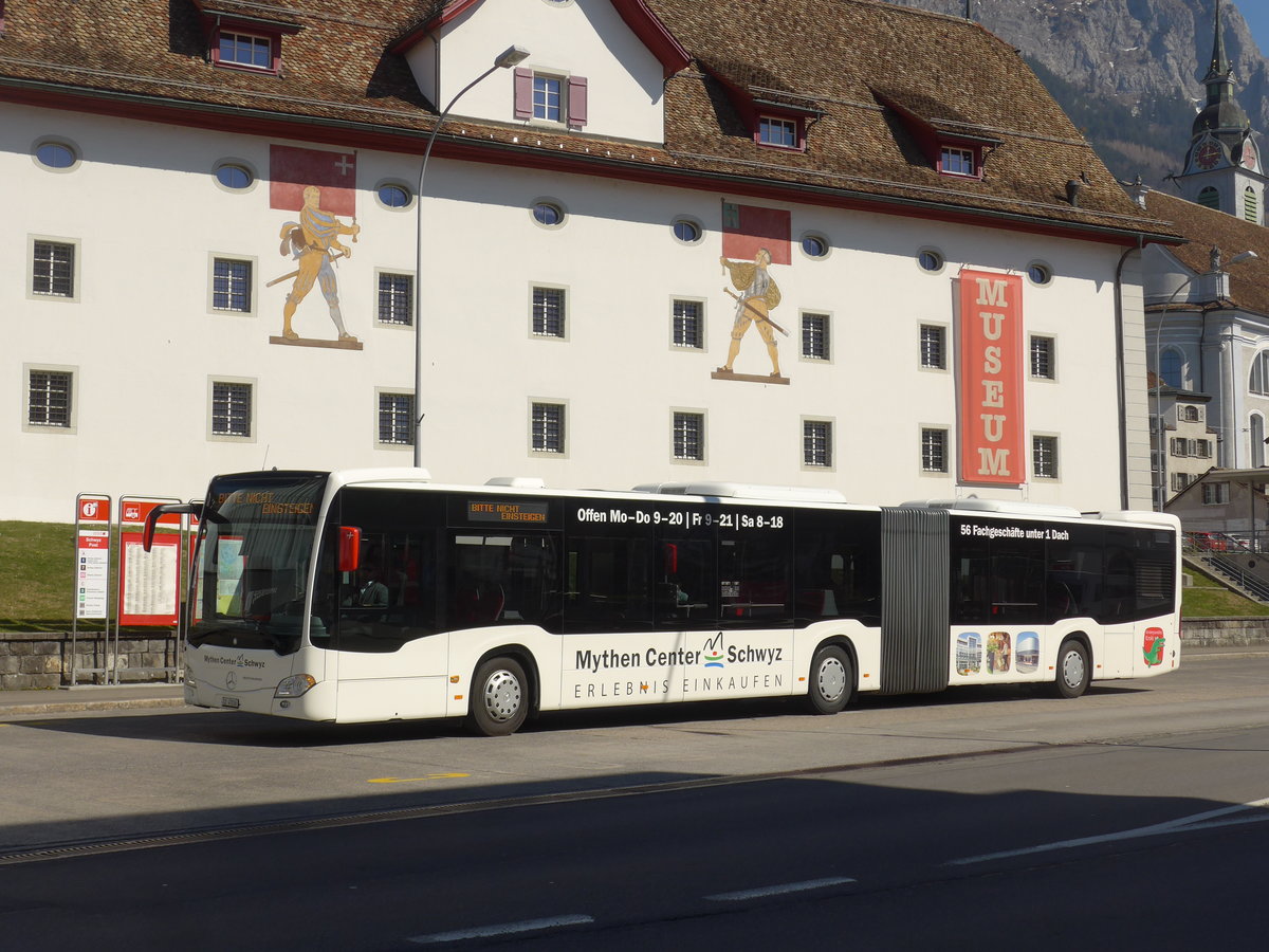 (202'829) - AAGS Schwyz - Nr. 36/SZ 47'836 - Mercedes am 22. Mrz 2019 in Schwyz, Post