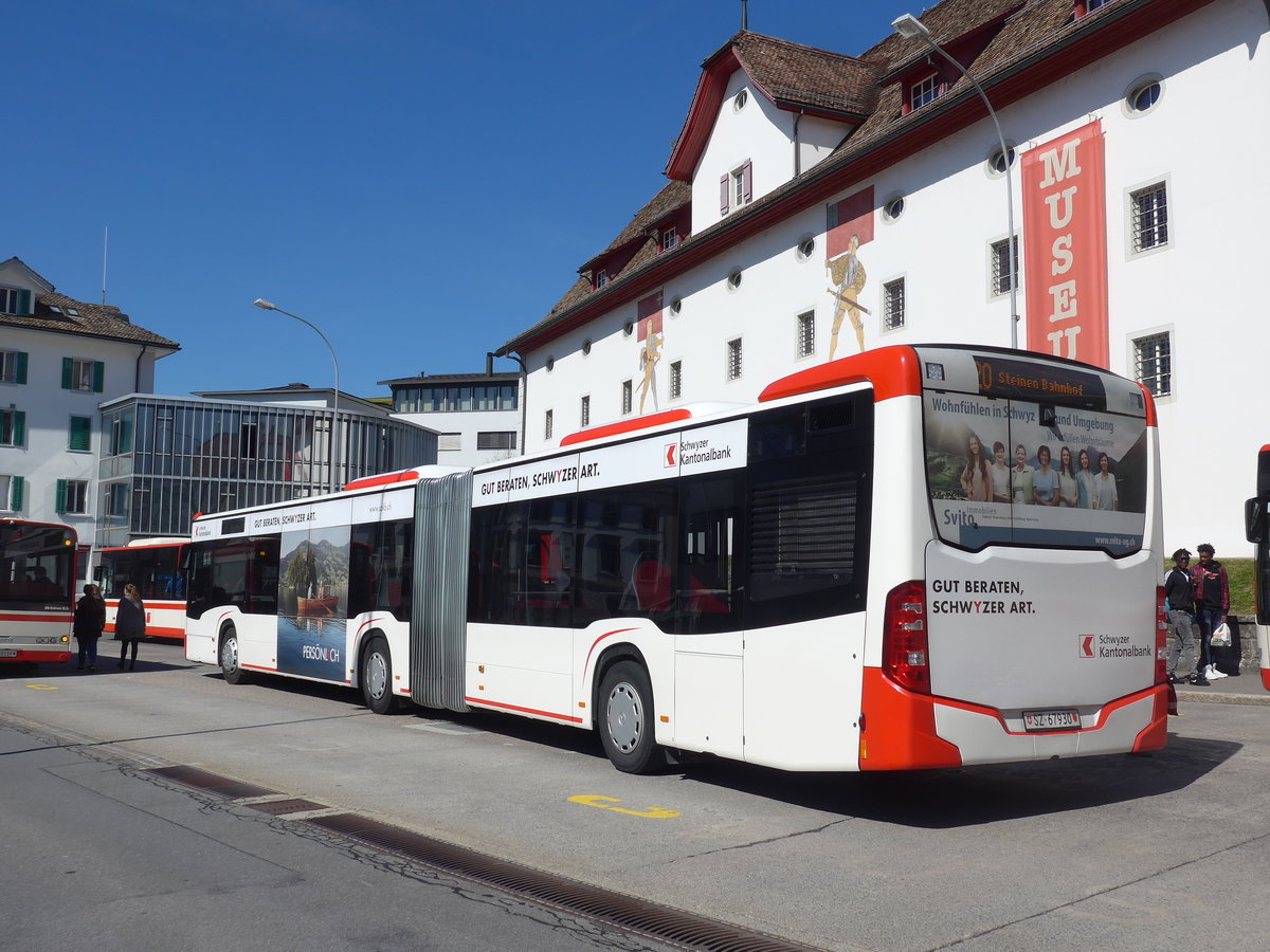 (202'849) - AAGS Schwyz - Nr. 30/SZ 67'930 - Mercedes am 22. Mrz 2019 in Schwyz, Post