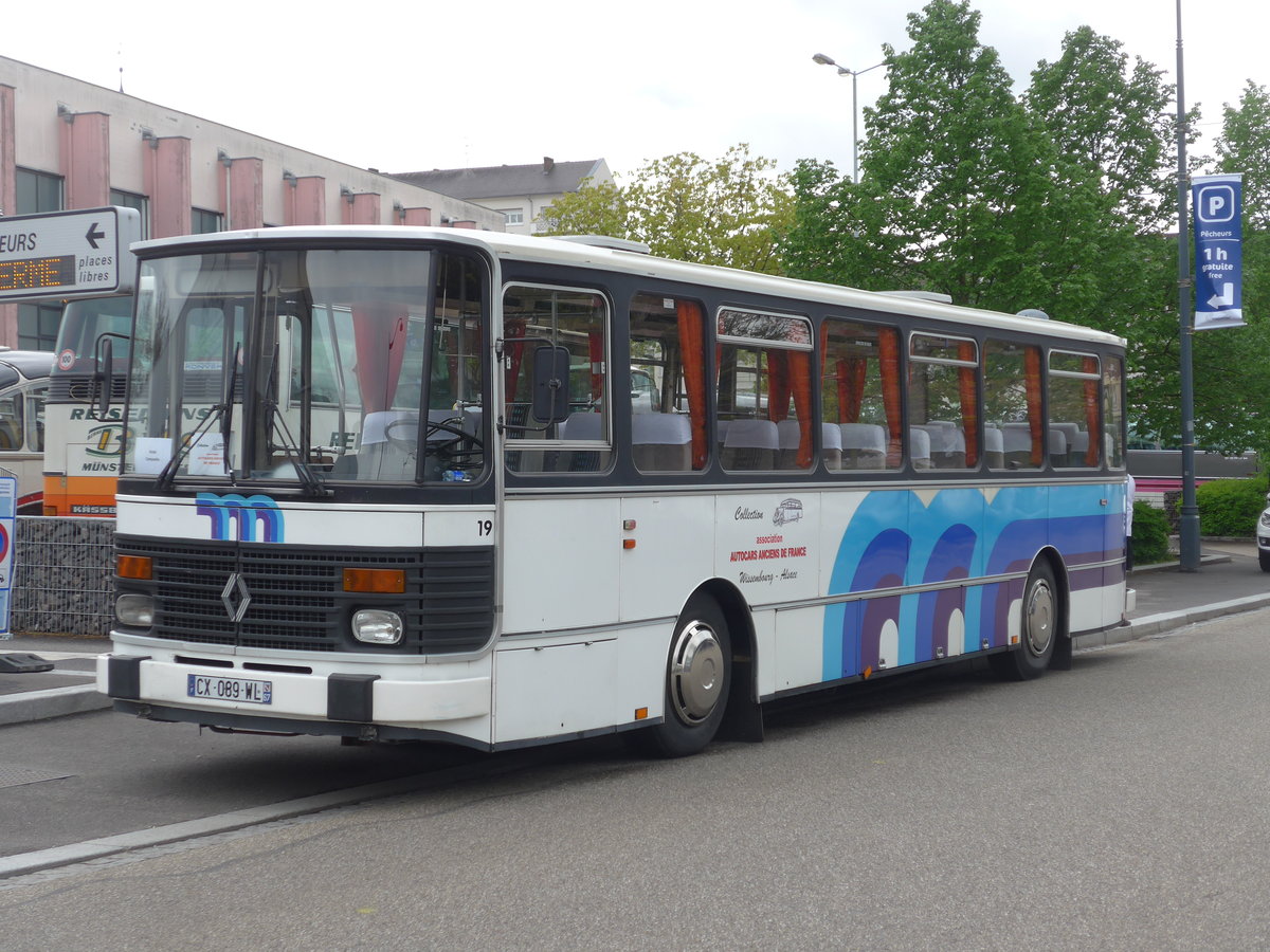 (203'967) - SECAM Macn (AAF) - Nr. 19/CX 089 WL - Renault am 26. April 2019 in Haguenau, Parkplatz