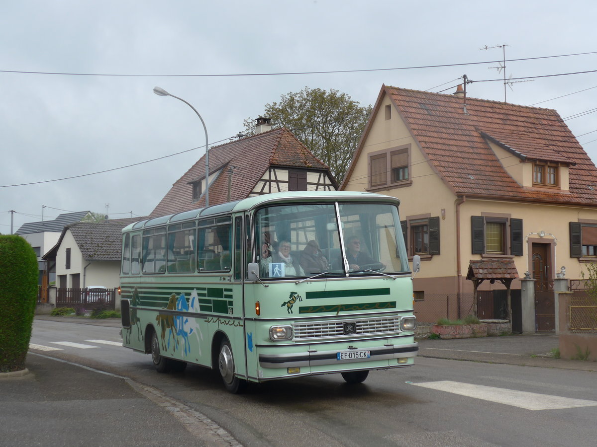 (204'234) - AAF - EF 015 CK - Setra (ex Marne et Morin) am 27. April 2019 in Stundwiller, Rue Principale
