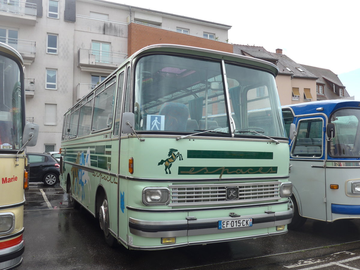 (204'420) -AAF - EF 015 CK - Setra (ex Marne et Morin) am 27. April 2019 in Haguenau, Parkplatz