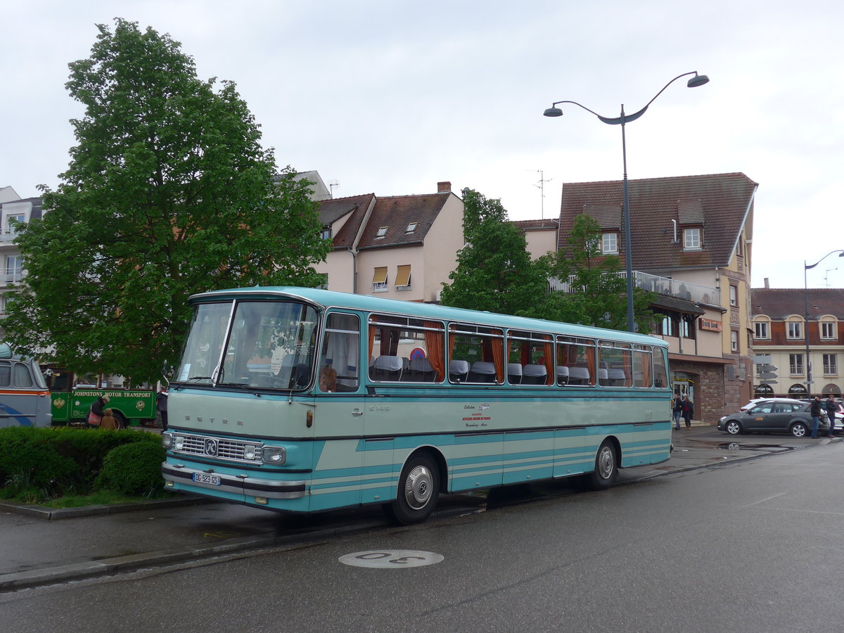 (204'425) - AAF Wissembourg - DG 523 GS - Setra (ex Seydt, Saint Flour; ex Faure, Valon Pont d'Arc) am 27. April 2019 in Haguenau, Parkplatz