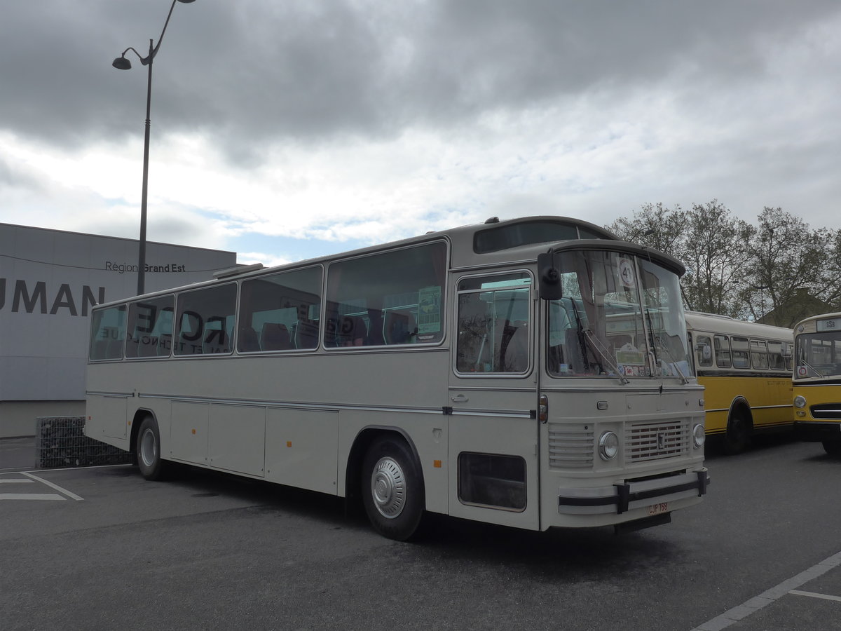 (204'492) - Aus Belgien: De Zigeuner, Diepenbeek - CJP-768 - Volvo/Jonckheere am 28. April 2019 in Haguenau, Parkplatz