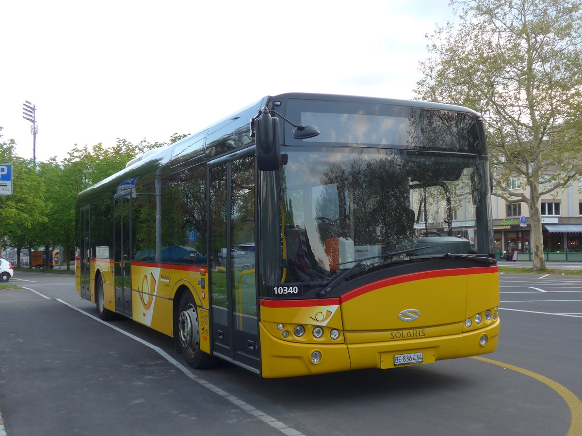 (204'560) - PostAuto Bern - BE 836'434 - Solaris (ex Nr. 581) am 30. April 2019 in Thun, Lachen