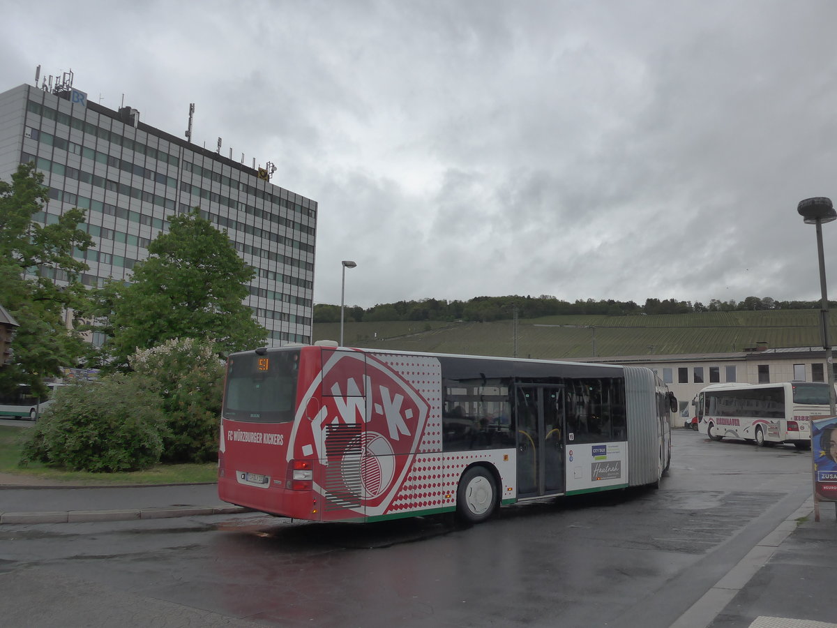 (204'688) - Lyst, Zellingen - MSP-LY 187 - MAN am 9. Mai 2019 beim Bahnhof Wrzburg