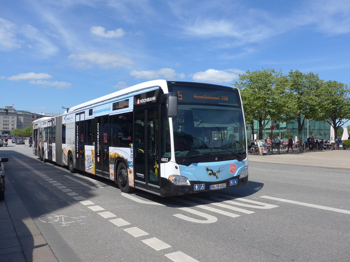(204'947) - HHA Hamburg - Nr. 4802/HH-YB 4802 - Mercedes am 11. Mai 2019 in Hamburg, Jungfernstieg
