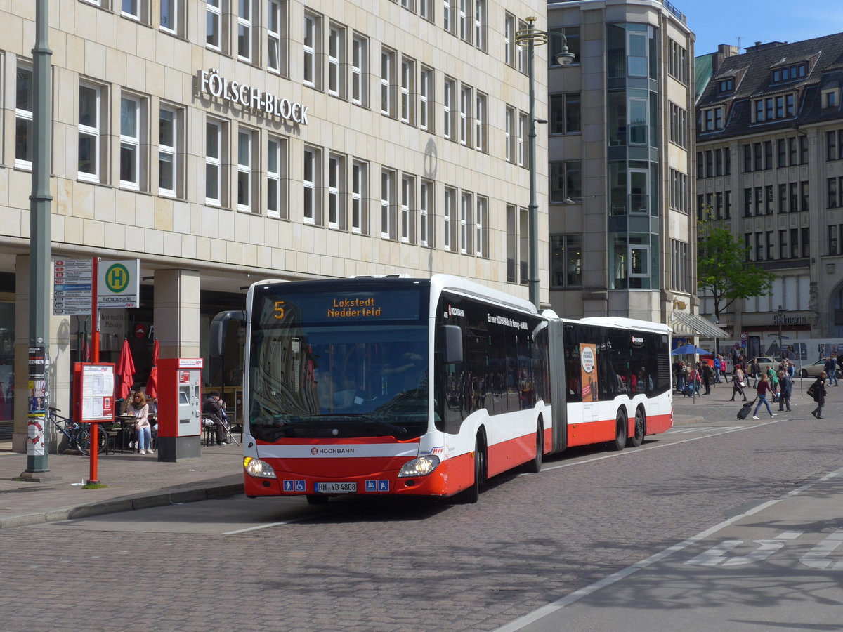 (204'958) - HHA Hamburg - Nr. 4808/HH-YB 4808 - Mercedes am 11. Mai 2019 in Hamburg, Rathausmarkt