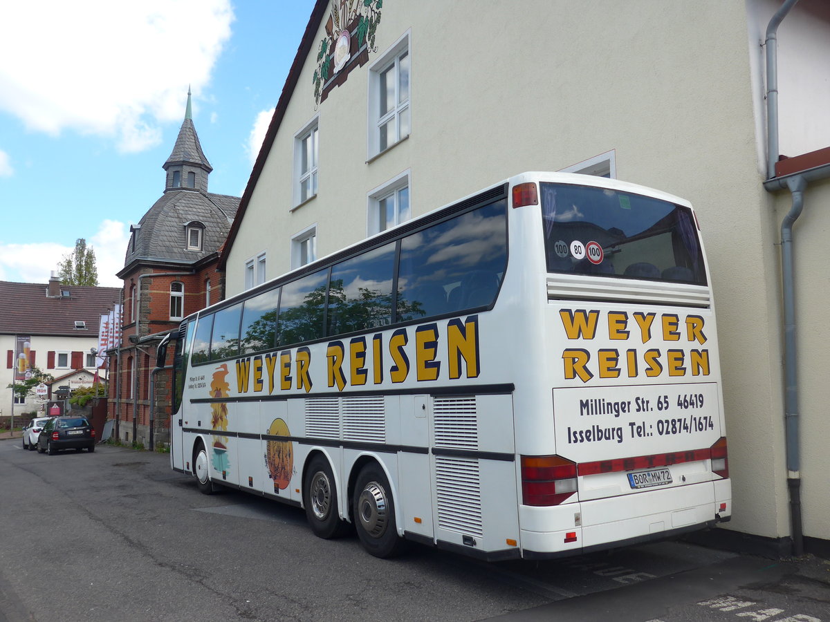 (204'992) - Weyer, Isselburg - BOR-MW 72 - Setra am 12. Mai 2019 in Baunatal, Htt-Brauerei