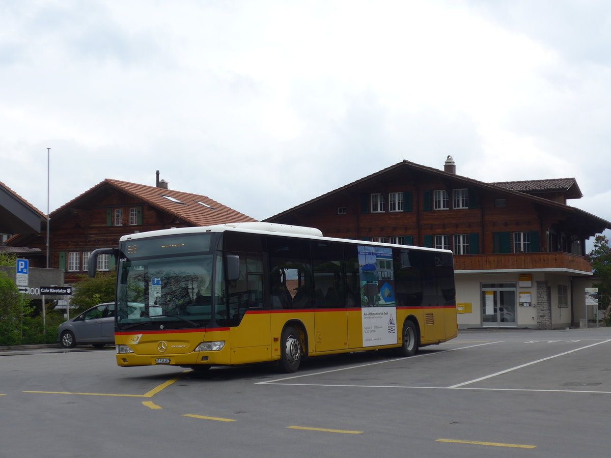 (205'297) - PostAuto Bern - BE 836'487 - Mercedes (ex Nr. 533; ex BE 653'387) am 19. Mai 2019 in Aeschi, Post