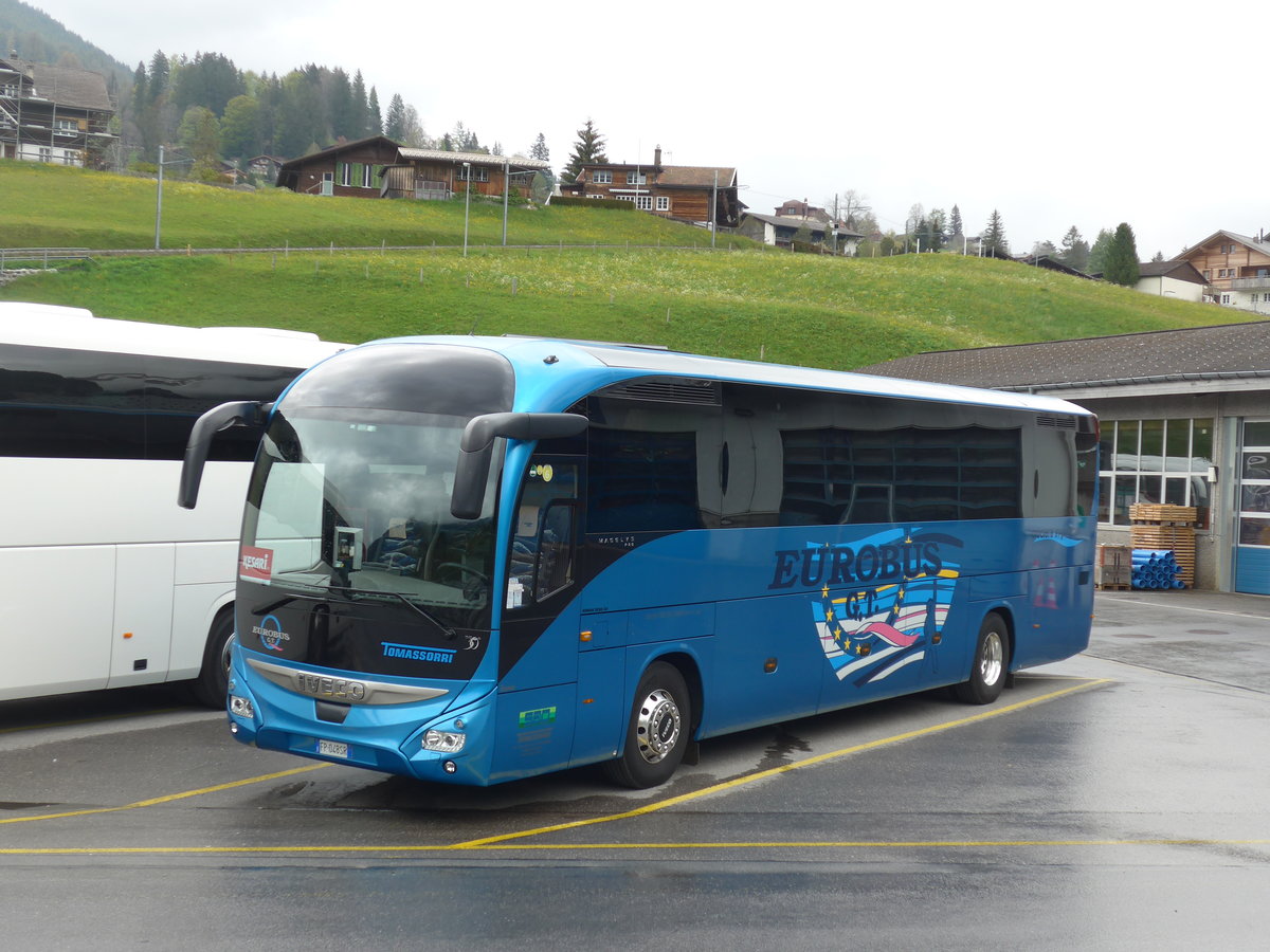 (205'322) - Aus Italien: Eurobus G.T., Terni - FP-048 SR - Iveco am 19. Mai 2019 in Grindelwald, Grund