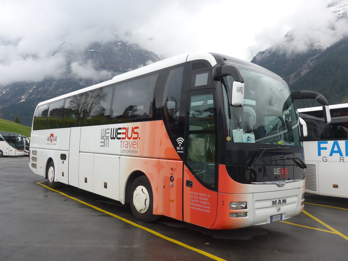 (205'328) - Aus Italien: We Bus Travel, Montefiascone - EY-927 YJ - MAN am 19. Mai 2019 in Grindelwald, Grund