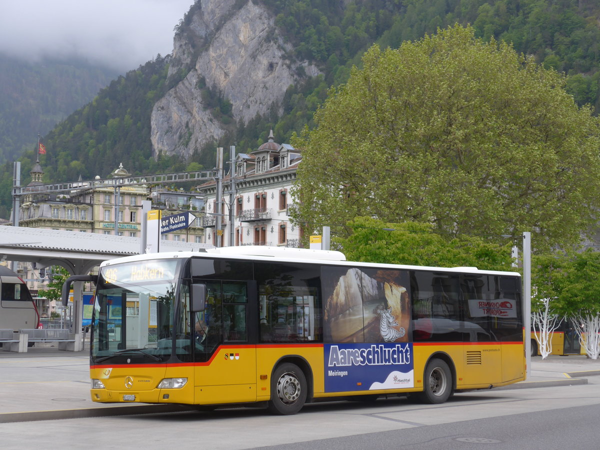 (205'339) - PostAuto Bern - BE 610'532 - Mercedes am 19. Mai 2019 beim Bahnhof Interlaken West