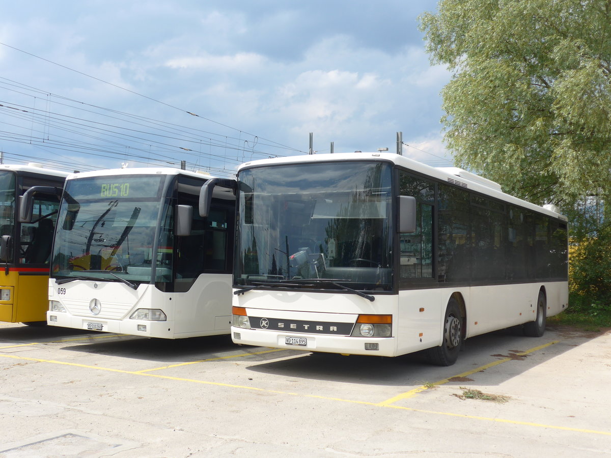(205'414) - Interbus, Yverdon - Nr. 51/VD 114'895 - Setra (ex AAGL Liestal Nr. 62) am 25. Mai 2019 in Yverdon, Postgarage (Einsatz PostAuto)